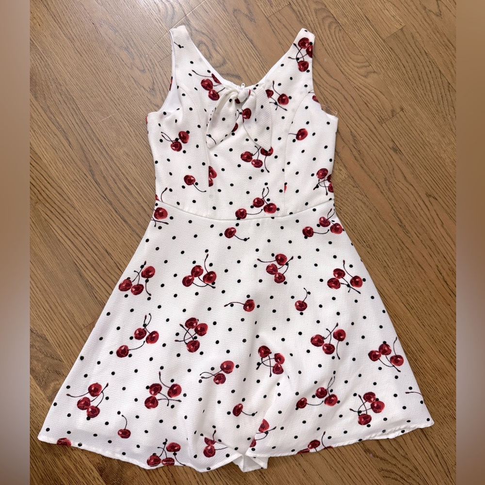 Cherry Print Kids Dress